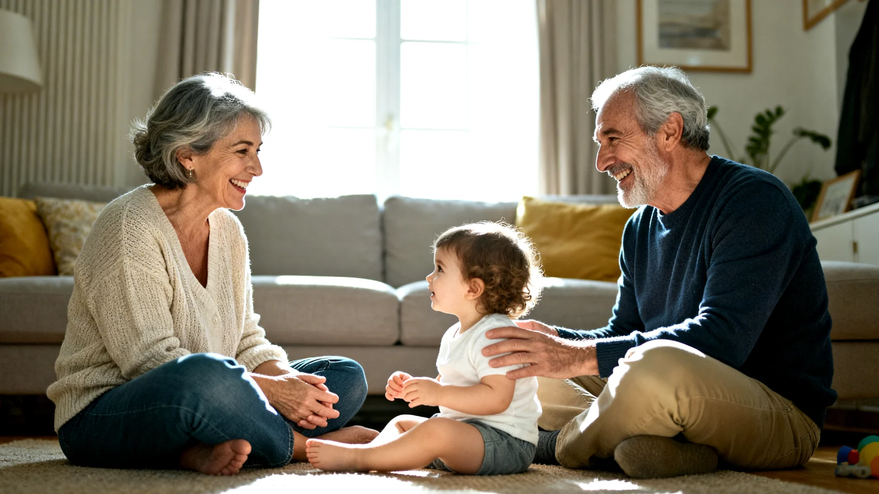 Comment les grands-parents peuvent-ils créer et maintenir un dialogue affectif authentique avec leurs petits-enfants en bas âge dans un contexte où l'expression émotionnelle intergénérationnelle est limitée ?"